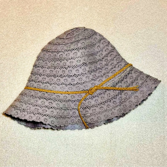 C.C. Exclusives Cotton Lace Sun Hat in Taupe - Picture 2 of 7